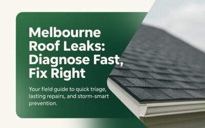 Roof Leak Repair Melbourne: A Homeowner Field Guide to Fast Diagnosis, Lasting Fixes, and Storm-Smart Prevention