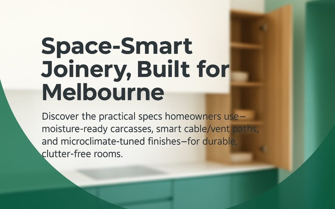 Bespoke Woodworking Melbourne: Practical Design Decisions Homeowners Use To Get Durable, Space‑Smart Results