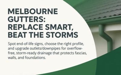 Gutter Replacement Melbourne: A Homeowner Guide to Spotting End-of-Life Gutters, Smarter Upgrades, and Storm-Ready Drainage