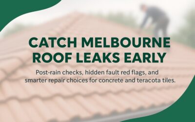 Roof Tile Replacement in Melbourne: A Practical Homeowner Guide to Spot Damage Early, Prevent Leaks, and Make Smart Repair Decisions