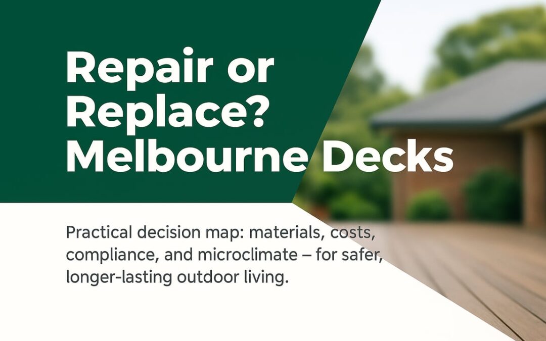 Deck Replacement Melbourne: A Practical Decision Guide for Safer, Longer-Lasting Outdoor Living