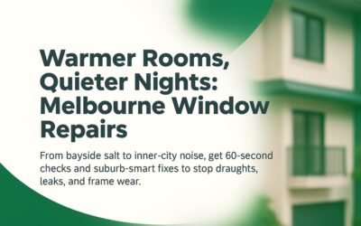 Window Repairs Melbourne: A Practical Homeowner Guide to Warmer Rooms, Quieter Nights, and Longer-Lasting Frames