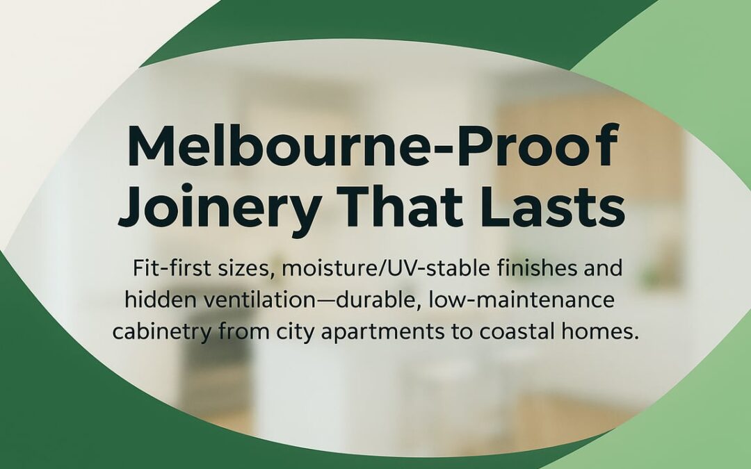 Bespoke Woodworking Melbourne: Practical Design Decisions That Make Custom Joinery Last Longer and Work Better at Home