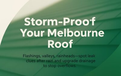 Roof Plumbing Melbourne: A Practical Homeowner Guide to Flashings, Valleys, Rainheads, and Drainage Upgrades That Prevent Leaks