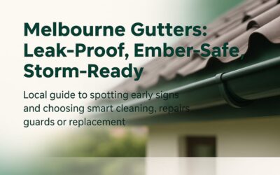 Guttering Services Melbourne: A Homeowner Field Guide to Leak Prevention, Fire Safety, and Storm-Ready Drainage