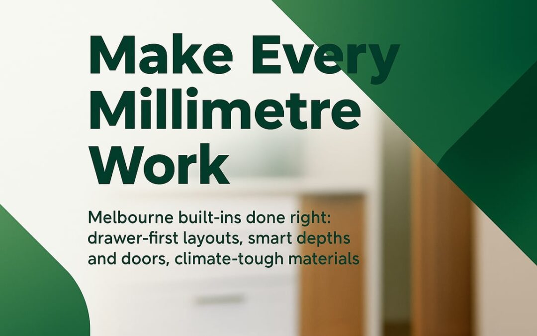 Built-in Wardrobes Melbourne: Smart, Space-Savvy Joinery That Actually Works in Real Homes