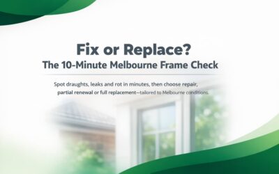 Repair or Replace Window Frames? A Melbourne Decision Guide