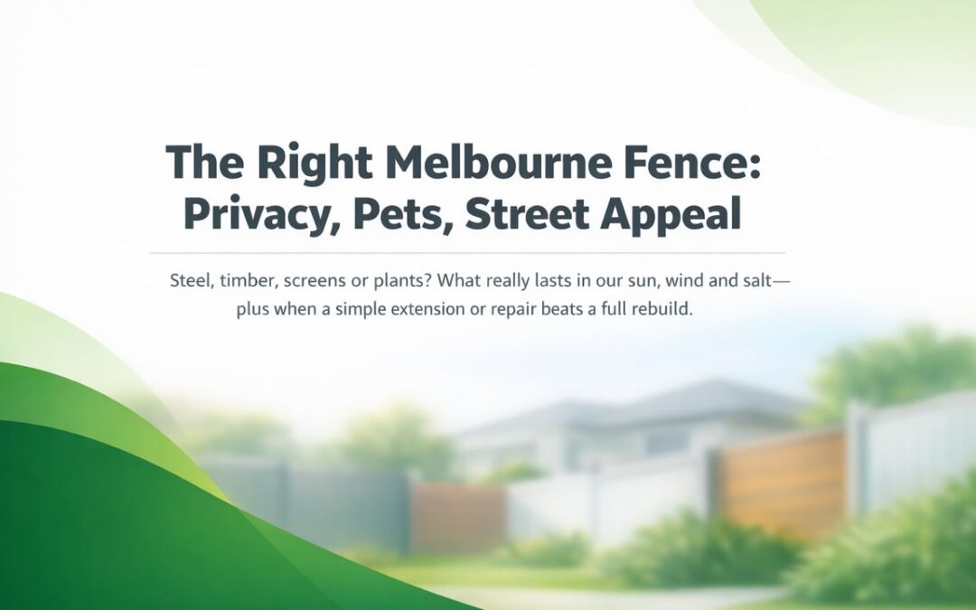 Garden Fencing Choices For Privacy, Pets, And Curb Appeal