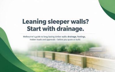 Timber Sleeper Retaining Walls: Drainage, Durability, Decisions