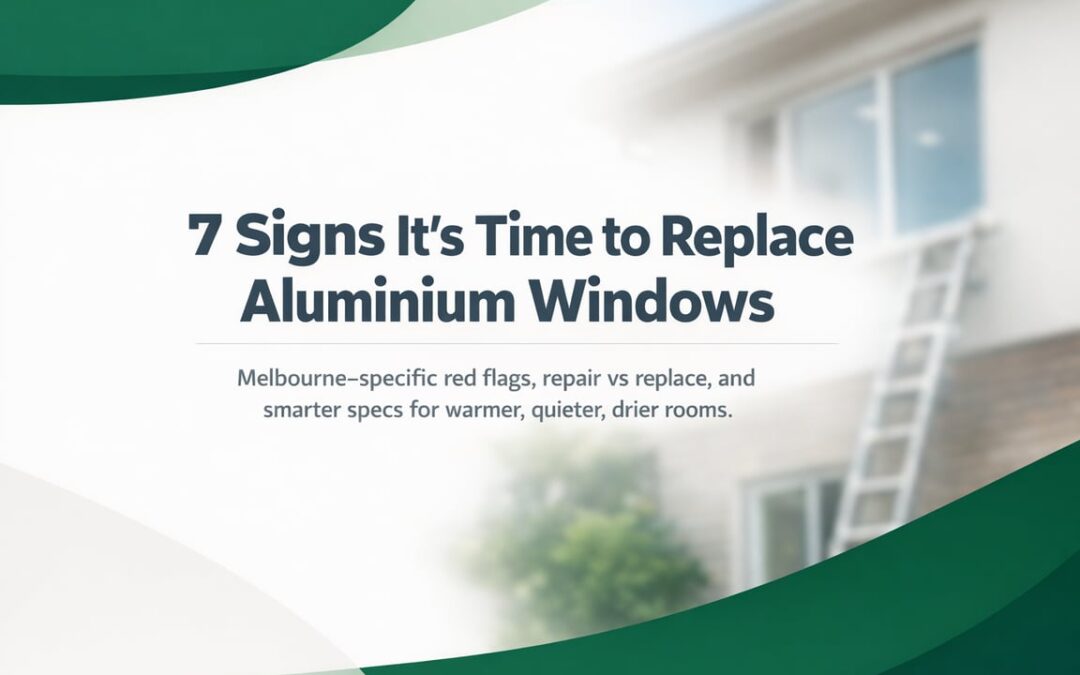 When Aluminium Windows Should Be Replaced In Melbourne