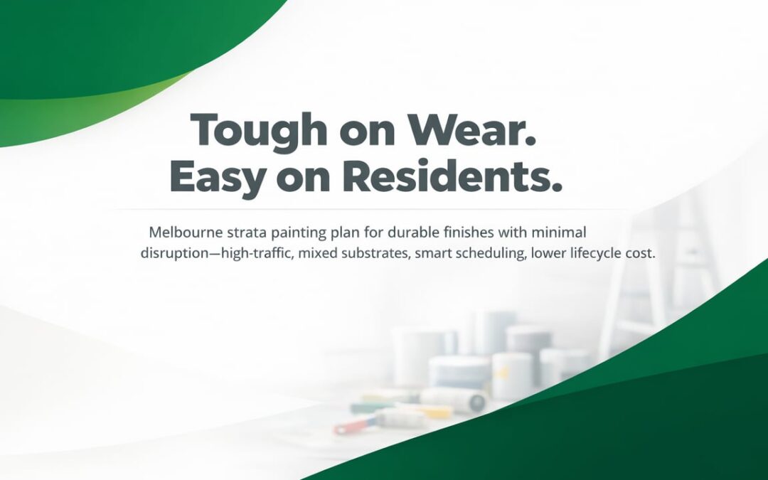 Strata Painting Planning: Durable Finishes With Less Disruption