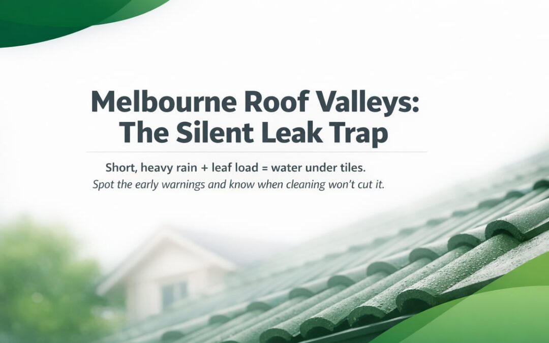 Roof Valleys: The Hidden Leak Path Melbourne Homes Miss