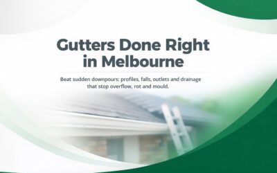 What Good Gutter Installation Looks Like In Melbourne