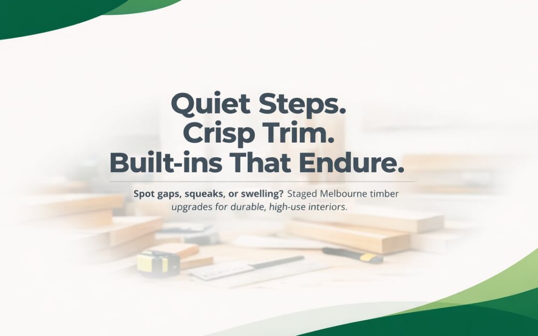 Trim, Stair, and Built-In Timber Upgrades That Last