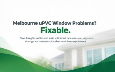 Common uPVC Window Problems Melbourne Homes Can Actually Fix