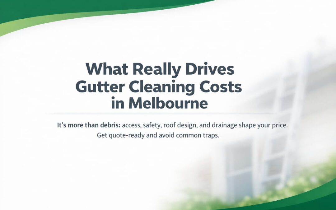 What Really Changes Gutter Cleaning Prices in Melbourne