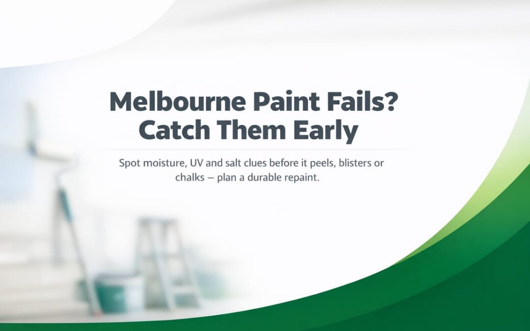 Why Paint Jobs Fail: Melbourne Clues To Catch Early