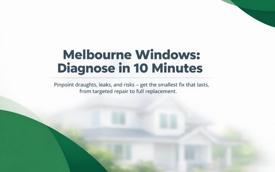 A Smarter Way To Diagnose Failing Windows In Melbourne