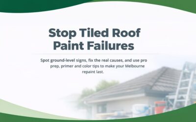 When Tiled Roof Paint Fails: Signs, Causes, Smart Fixes