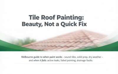 Tile Roof Painting: When It Works, When It Fails