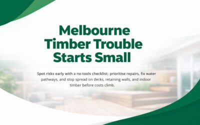 Melbourne Timber Damage: Spot, Prioritise, and Repair It Early
