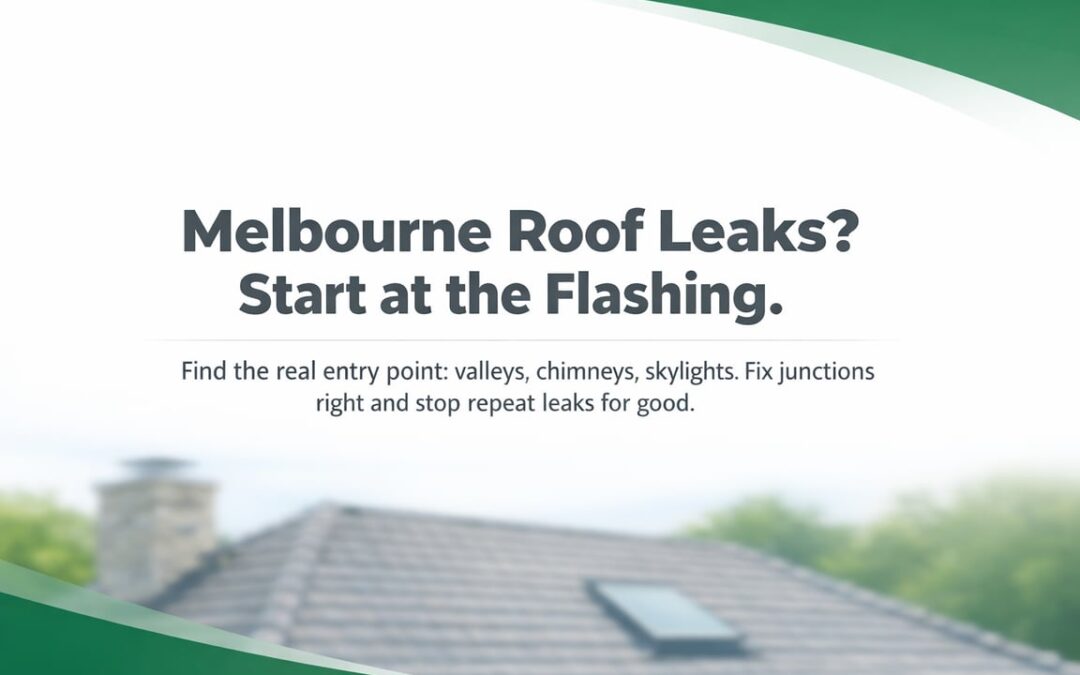 Flashing Failures: Stop Melbourne Roof Leaks at the Source