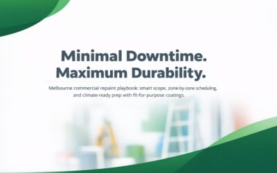 Planning a Low-Disruption Commercial Repaint in Melbourne