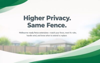 Fence Extensions: Privacy Gains Without Replacing Your Fence