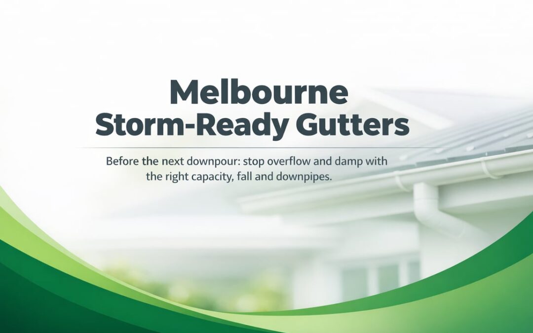 Choosing Gutters That Handle Melbourne Storms