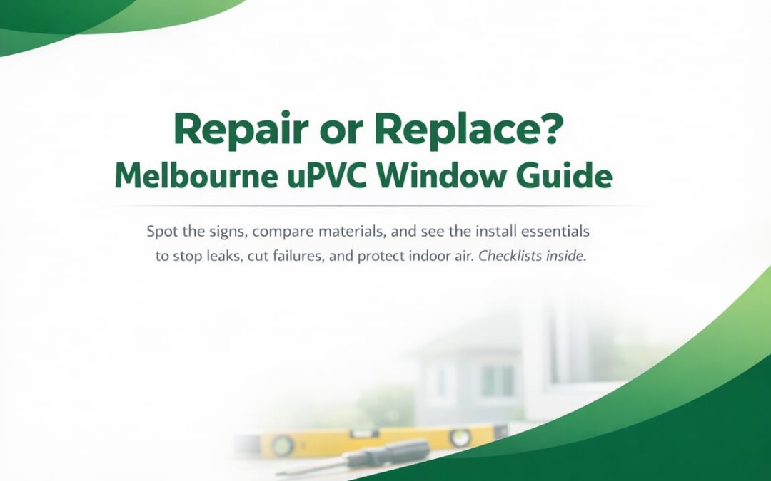 When to Replace uPVC Windows in Melbourne Homes