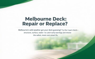 When a Melbourne Deck Needs Repair or Replacement