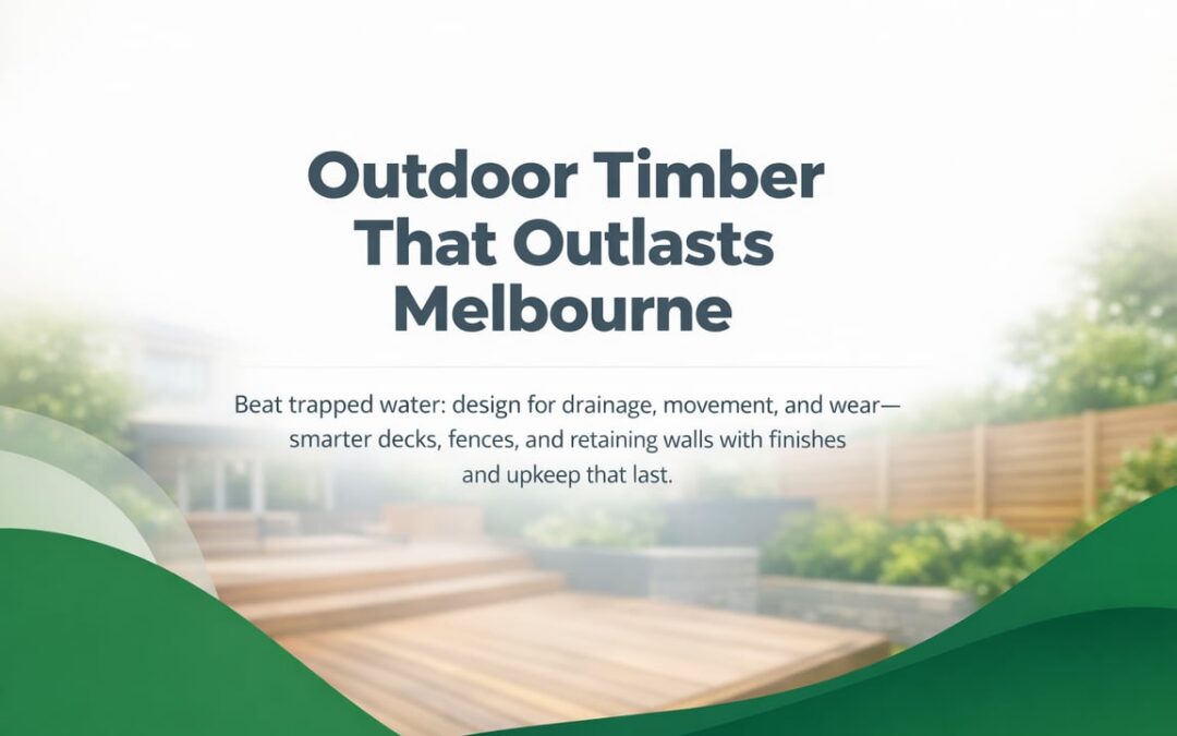 Outdoor Carpentry Choices That Last in Melbourne Weather