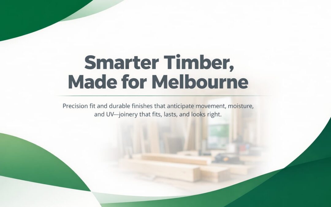 Bespoke Woodwork That Fits Melbourne Homes Perfectly