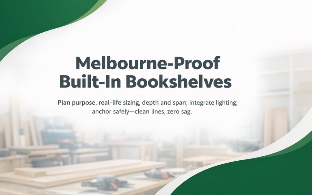 Built-In Bookshelves: Planning Details Melbourne Homes Get Wrong
