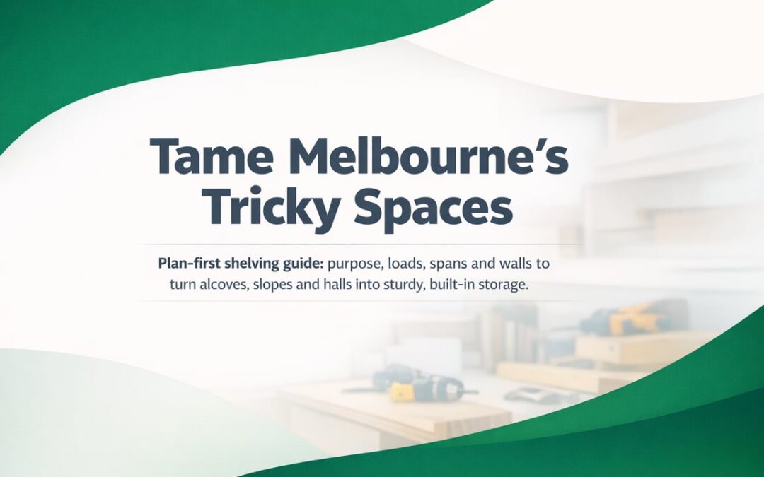 Custom Shelving That Solves Real Melbourne Storage Problems