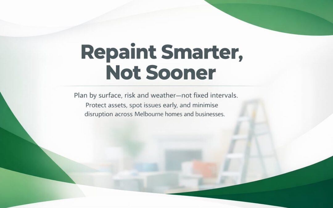 A Smarter Repaint Schedule for Melbourne Homes and Businesses