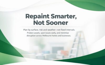 A Smarter Repaint Schedule for Melbourne Homes and Businesses