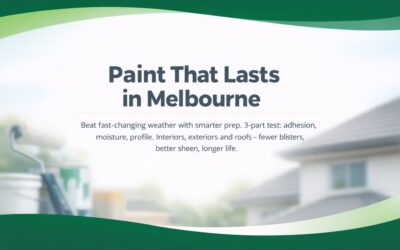 Surface Prep Secrets for Longer-Lasting Paint in Melbourne