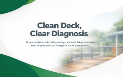 What a Clean Deck Reveals About Structural Health