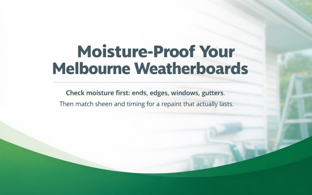 Weatherboard Painting Melbourne: Moisture Checks That Save Repaints