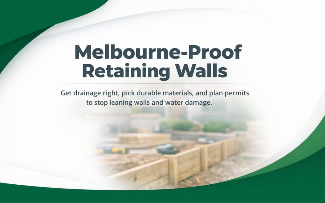 Retaining Walls in Melbourne: Build It Right for Decades