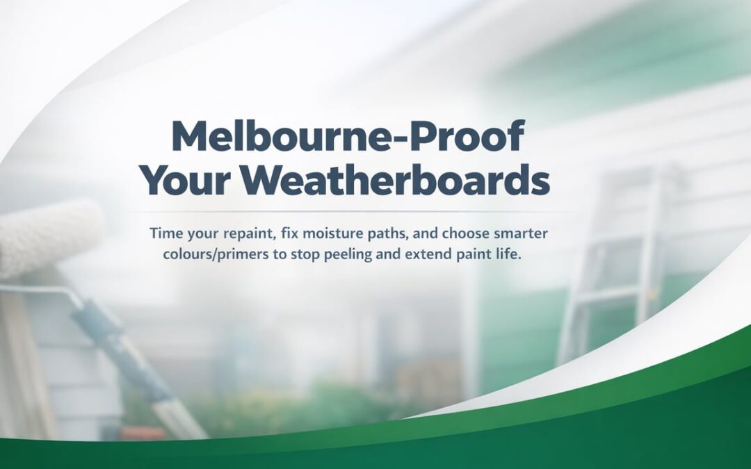 Weatherboard Painting: Timing and Durability in Melbourne