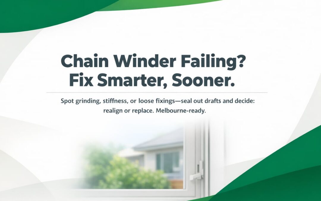 Chain Winder Failures: Early Signs and Smarter Fix Decisions