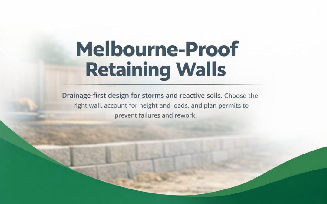 Retaining Walls That Last in Melbourne: Key Decisions