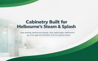Custom Bathroom Cabinetry That Handles Melbourne Moisture