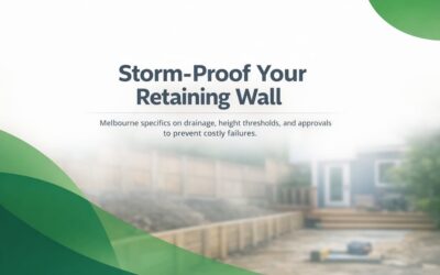 Retaining Walls in Melbourne: Drainage, Height, and Compliance