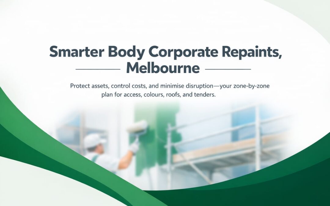 Body Corporate Painting: Smarter Repaint Planning in Melbourne