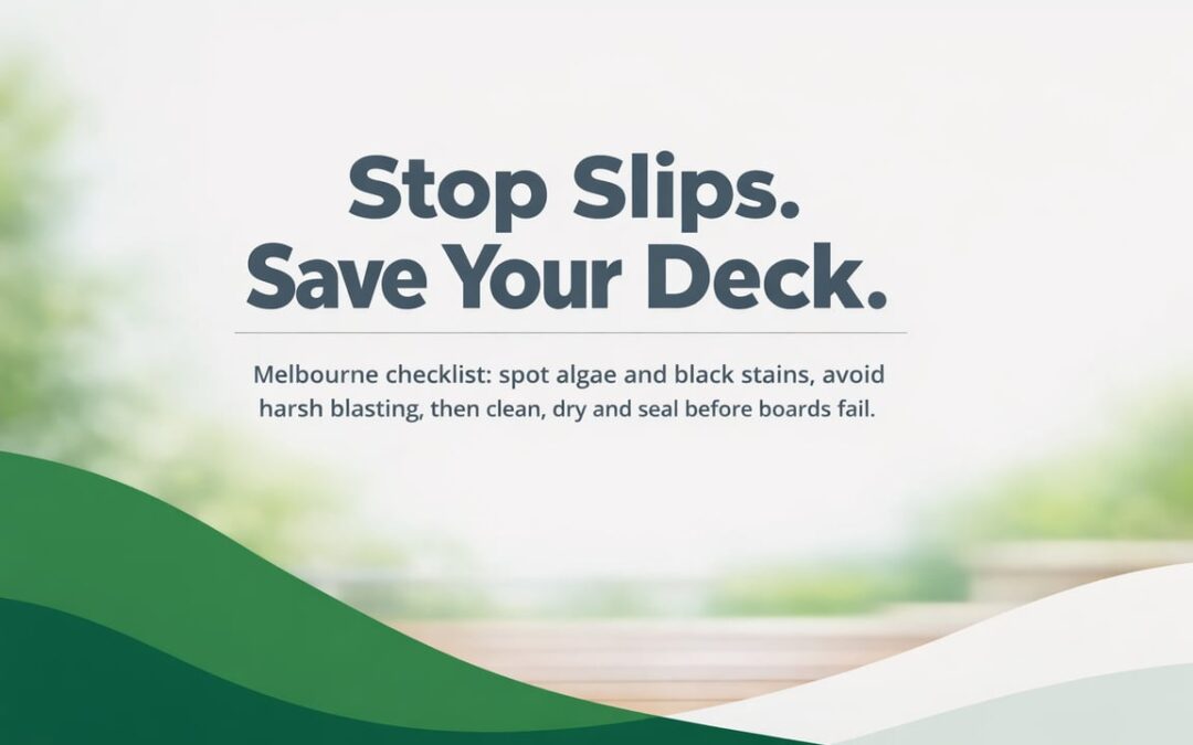 Deck Cleaning in Melbourne: Protect Timber Before It Fails