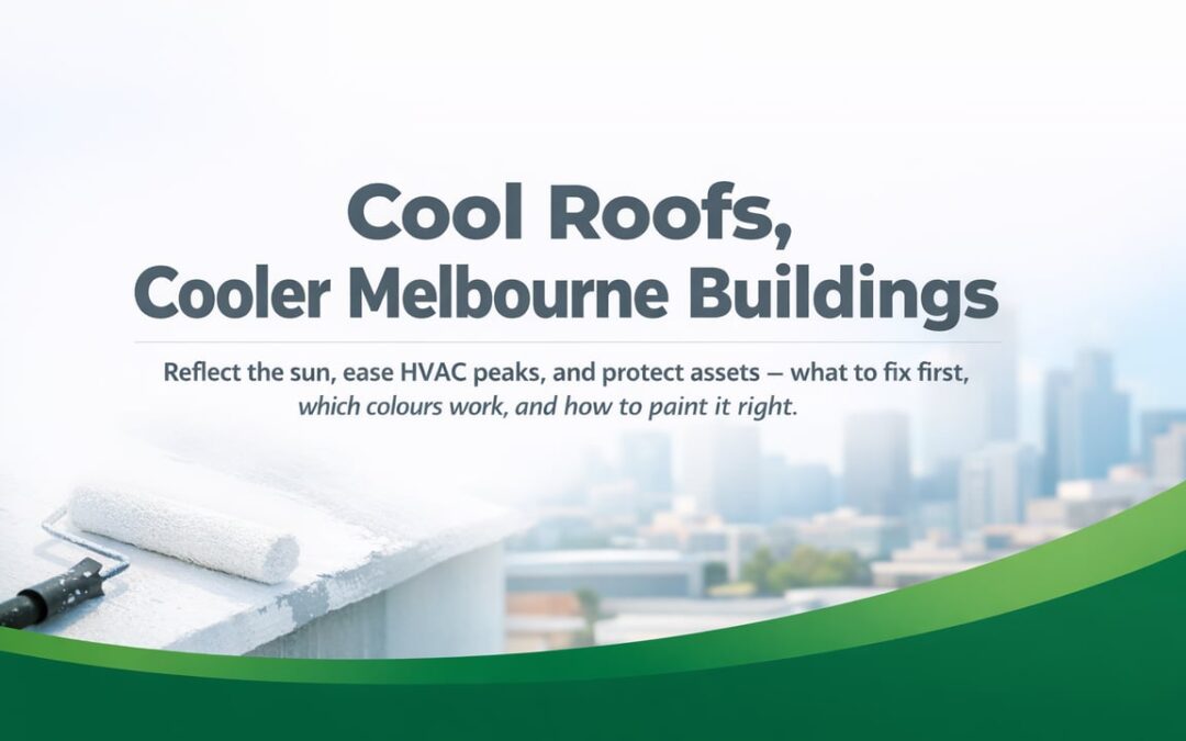 Cool Roof Painting: Smarter Heat Control for Melbourne Buildings